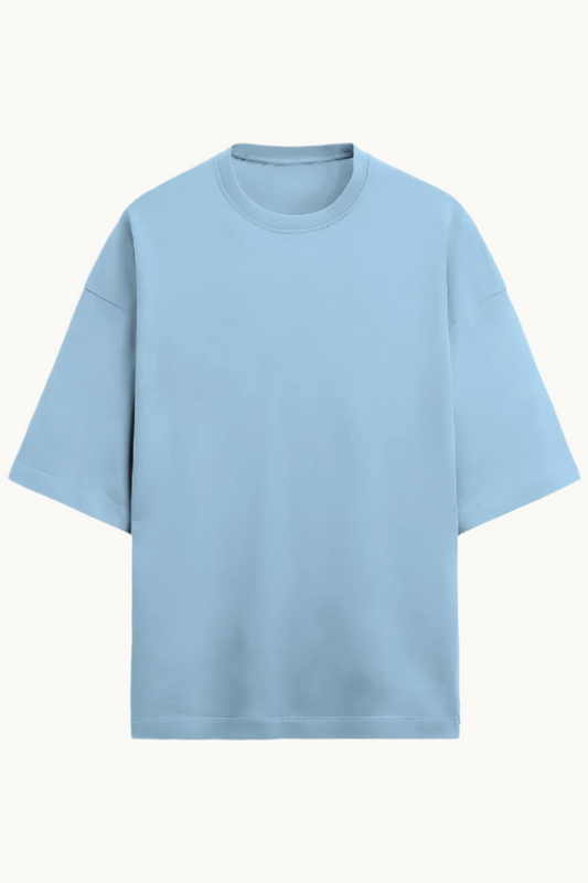 Solids:Ice Blue Baggy T-Shirt