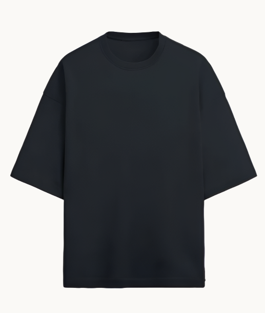 Solids : Midnight Blue Baggy T-Shirt